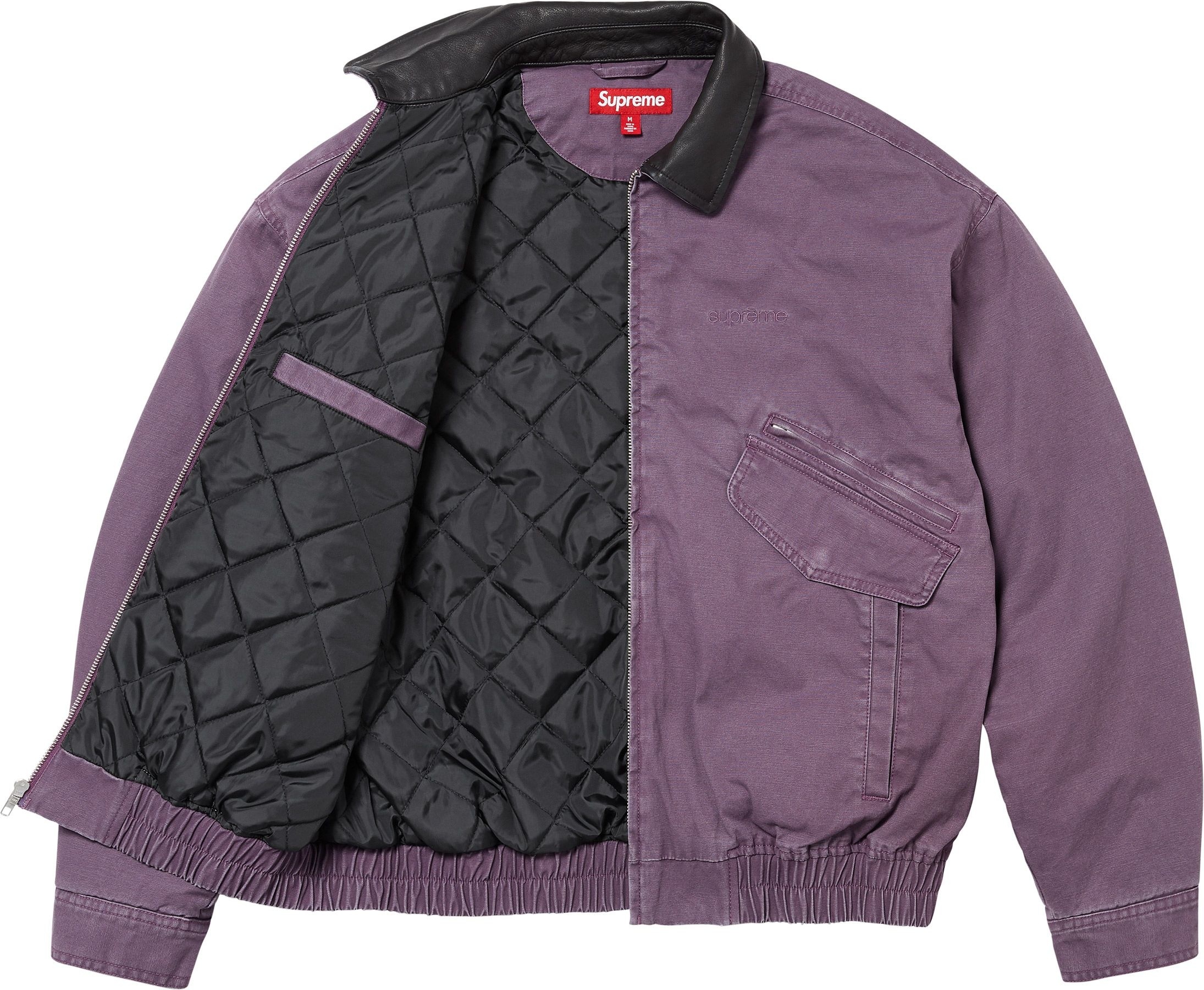 Leather Collar Utility Jacket view 21